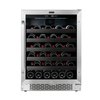 Whynter 24 inch Built-In 46 Bottle Undercounter Stainless Steel Wine Refrigerator BWR-408SB